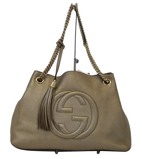 gucci bag with chain handle|Gucci handbags with gold chain.